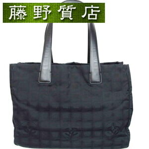 CHANEL Travel Line Tote Bag Black